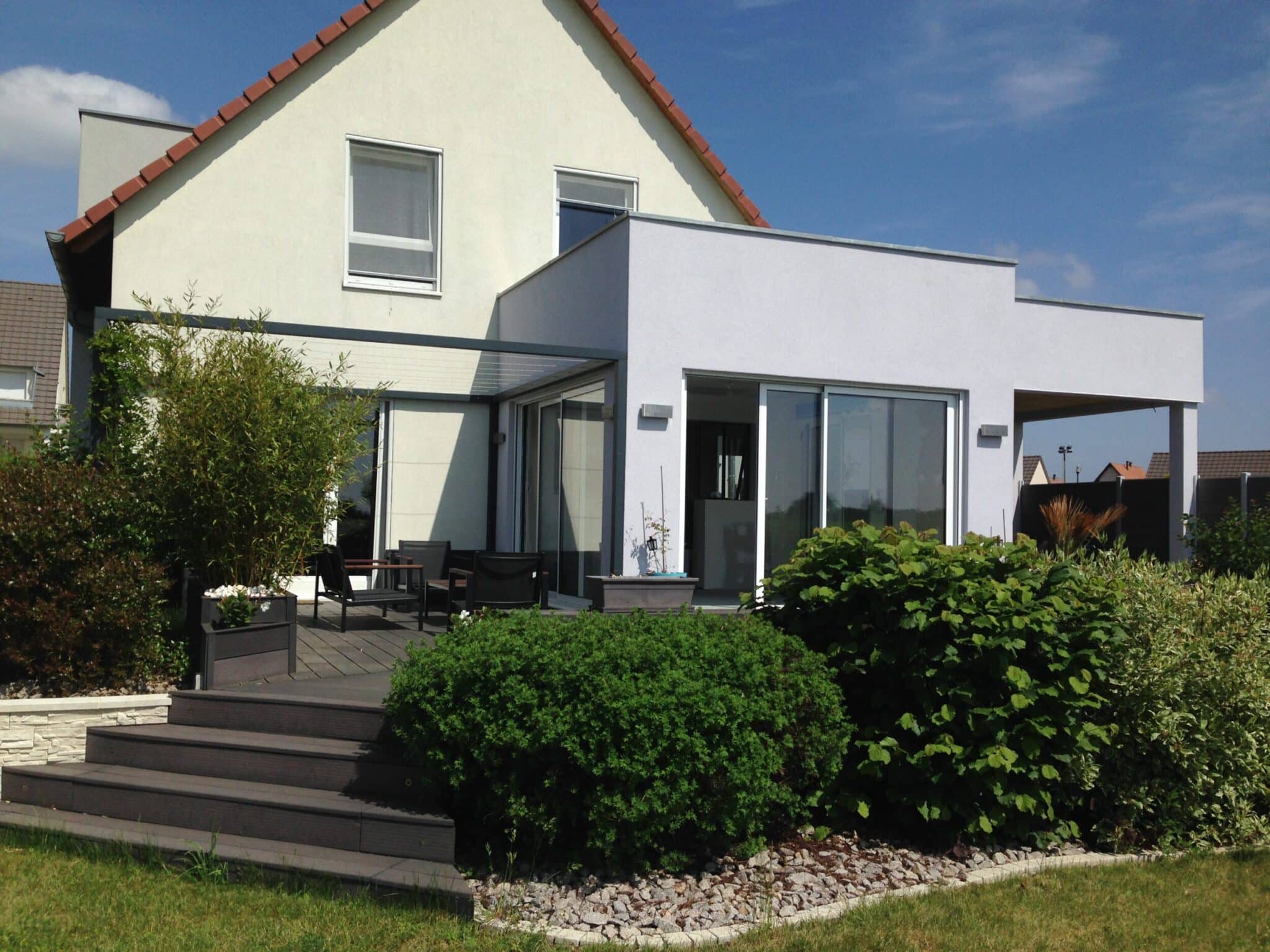 extension maison bois à Belfort