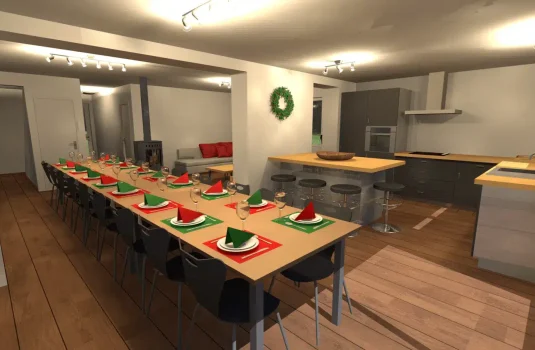 agrandissement de maison - salon