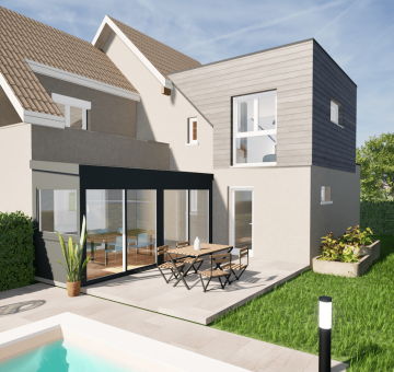 projet d'extension de maison à Colmar