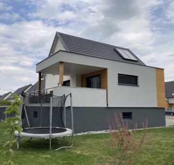 extension maison bois à Belfort
